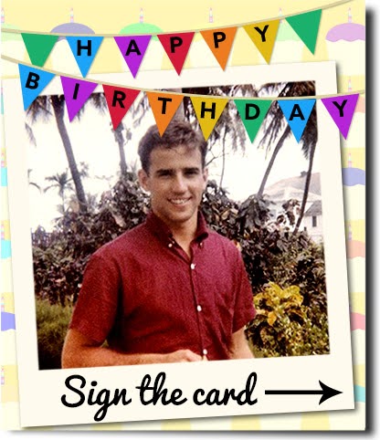 Happy Birthday President Biden! Sign the card