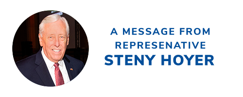 A message from Representative Steny Hoyer