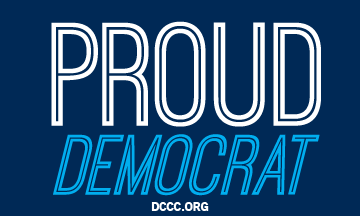 Proud Democrat sticker