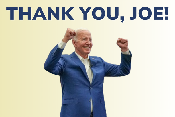 Thank you, Joe!