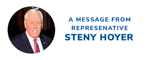 A Message From Representative Steny Hoyer