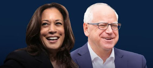 Vice President Kamala Harris and Governor Tim Walz